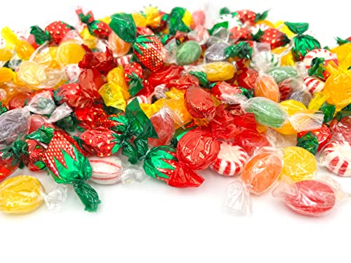 Old Fashioned Hard Candy Assortment, Starlight Mints, Strawberry Drops, Butterscotch, Cinnamon Disks, 3 Pound Bag #TOP2