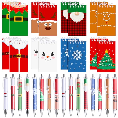 Bloc-notes de Noël Eaasty fournitures scolaires et de bureau festives pour enfants