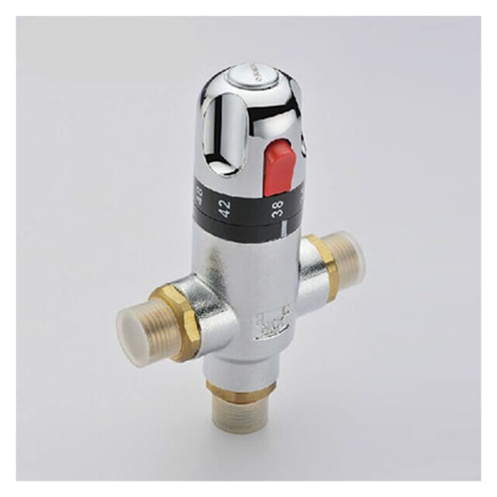 yaoqijie G1 / 2 G3 / 4 "G1 Válvula termostática de latón válvula de Mezcla termostática de energía Solar válvula de Control termostático Lasting (Color : DN15)