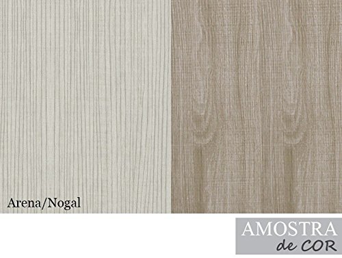 Cozinha Compacta Vogue Kits Paraná Com 8 Portas e 2 Gavetas - Arena Nogal