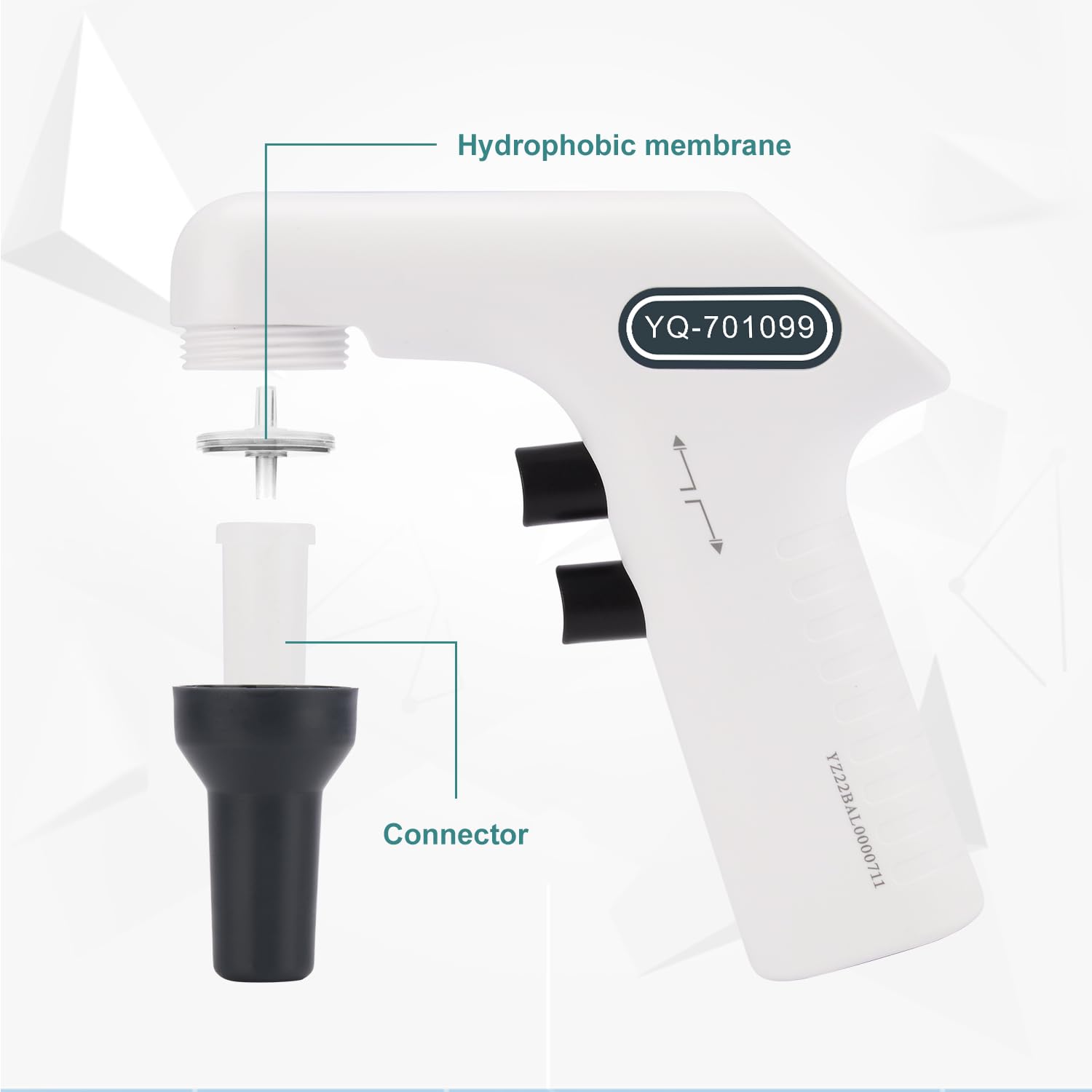 stonylab Controlador de Pipeta Motorizada con Pantalla Digital, 0.1-50ml Pipeta Electrónica Controlador de Pipeta Eléctrica Recargable Liviano Controlador de Pipeta de Llenado de Pipetas, 110-220V