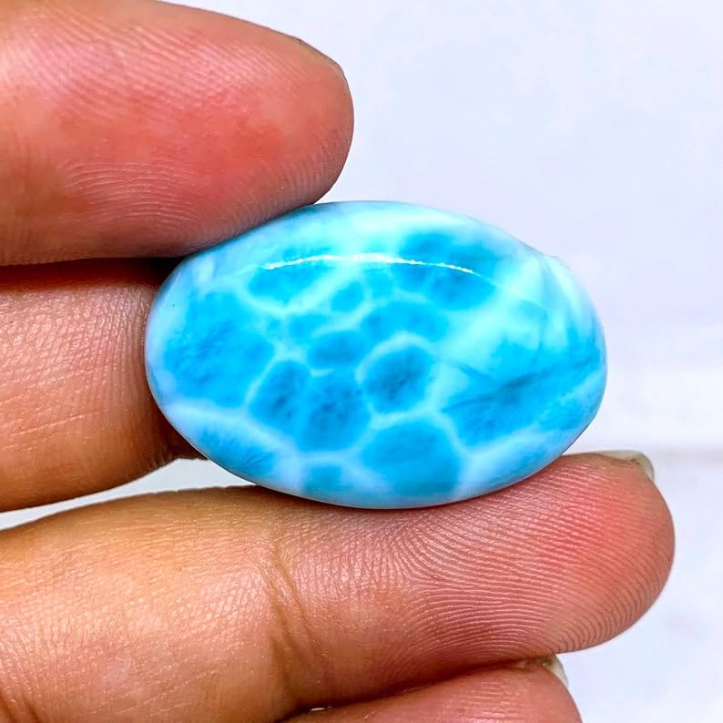 Larimar véritable cabochon pour fabriquer un cadeau unique