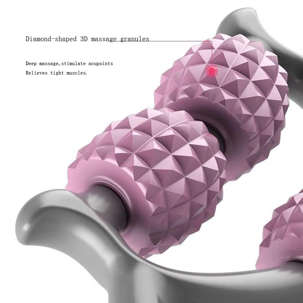 Skyzone 9 Wheels Muscle Roller Massager, Trigger Point Massager Tool for Fascial Neck Arm Elbow Hand Leg Calf, Ring Leg Clamp Massager Muscle Relaxation Rolling Wheel Skyzone 9 Wheels Muscle Roller Massager, Trigger Point Massager Tool for Fascial Neck Arm Elbow Hand Leg Calf, Ring Leg Clamp Massager Muscle Relaxation Rolling Wheel
