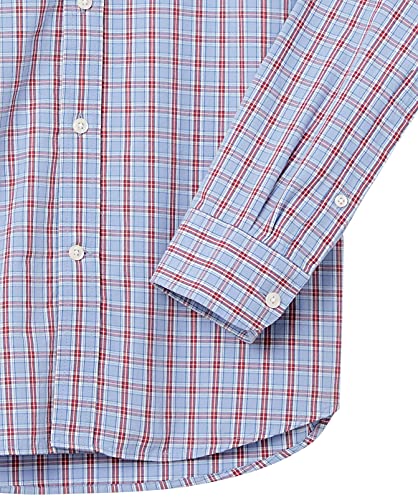 Image of Amazon Essentials Men's Regular-Fit Long-Sleeve Casual Poplin Shirt, Button Front, Business Casual, Collared