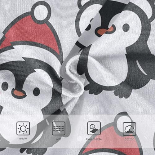 Penguin Seamless Pattern Soft Girls' Panties Organic Underwear for Toddler in Sizes 2T,3T, 4T, 5T, 6Y and 8Y3