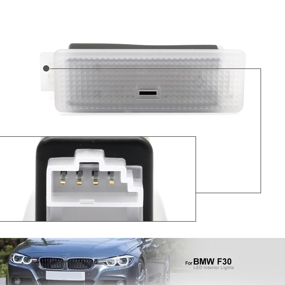 2x rosso blu bianco LED luci di cortesia interne vano piedi sotto il cruscotto lampade da terra per B.M.W F20 F21 F22 F23 F45 F46 F30 F31 F34 F32 F33 F36 lampada di cortesia vano piedi