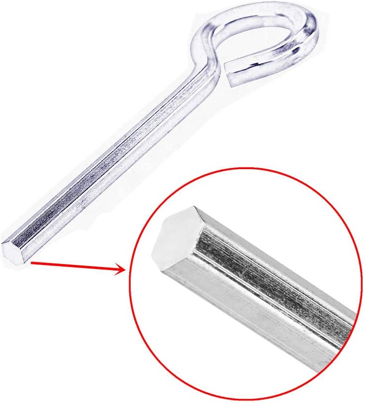 Solid Metal 12 Packs Allen Wrench Door Key for Push Bar Panic Exit