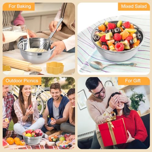 Envtek STAINLESS STEEL Bowls, 3 Grater Attachments thumb #8