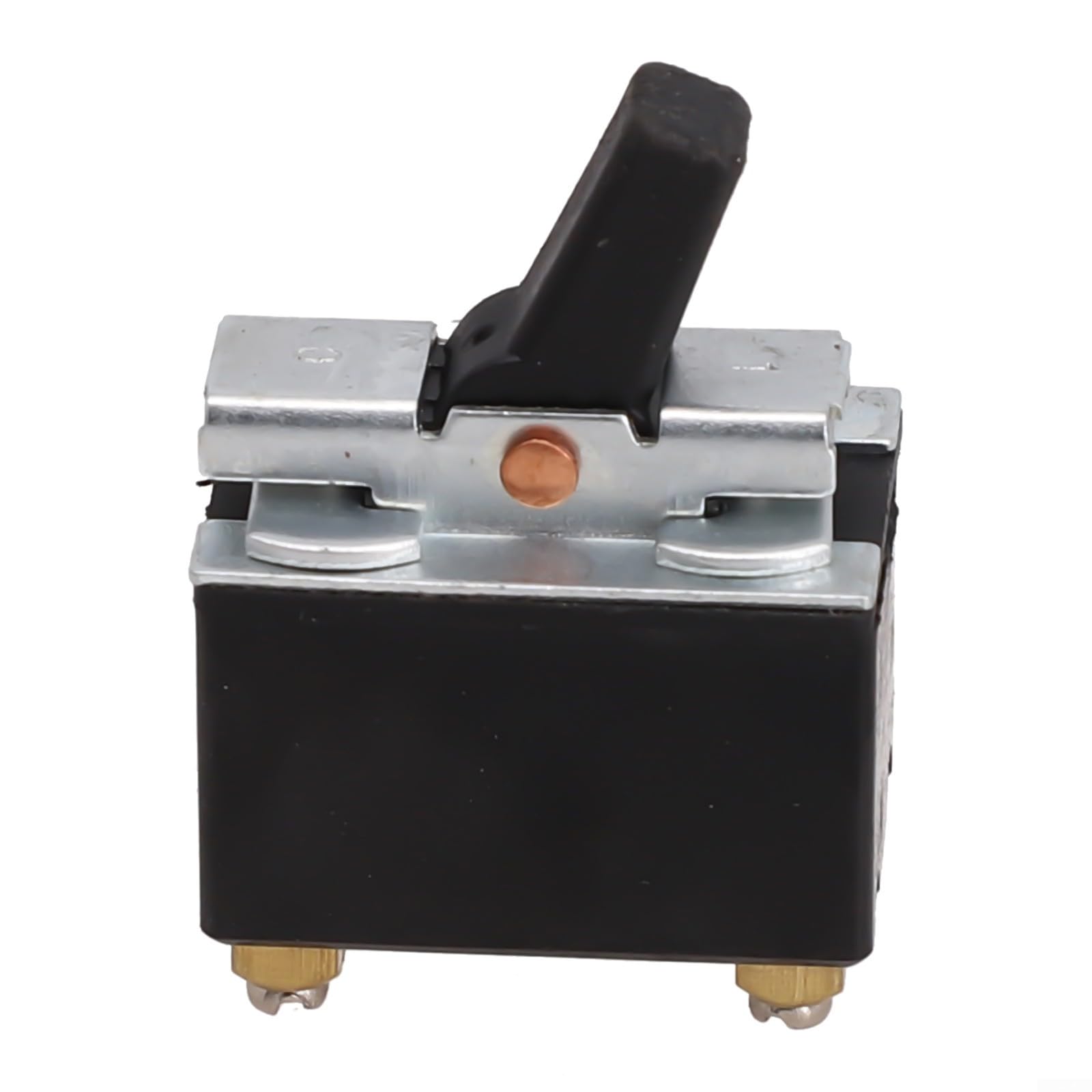 Whychstore Interruttore a Pulsante per Smerigliatrice Angolare, Facile da Montare, AC250V 5A, Nero