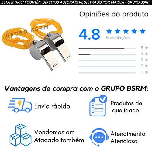 Apito De Metal Profissional Futebol Professor de Educação Física Treinandor Esportes Arbitro Juiz