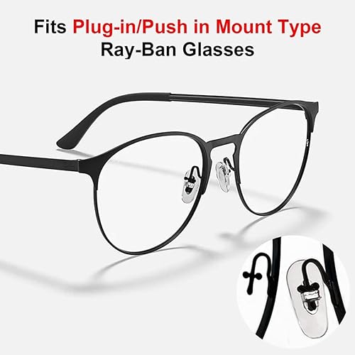 Miniatura 6 de Almohadillas de nariz de repuesto para gafas, antideslizantes, para lentes de sol, protector de nariz para RB6335 RB3549 RB4071 RB6336