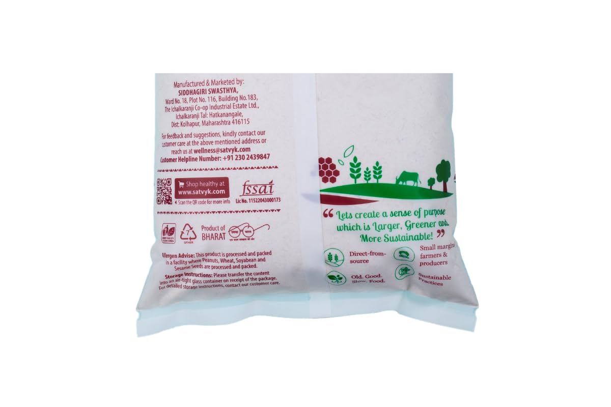 S Siddhagiri's SATVYK THE HEALTH re STORE Organic Barley Sattu 500gm (17.63 OZ ) image 4