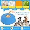 Yipetor Slow Feeder Dog Bowls for Liquid Treat, Anti-Slip【Entertained Ball-in】 Bone Broth Dog Lick Bowl, 3/4 Cup Yogurt Pup Lick Toy for Large Medium Small Breeds Dietary Supplement/Post-op Nutrition #3