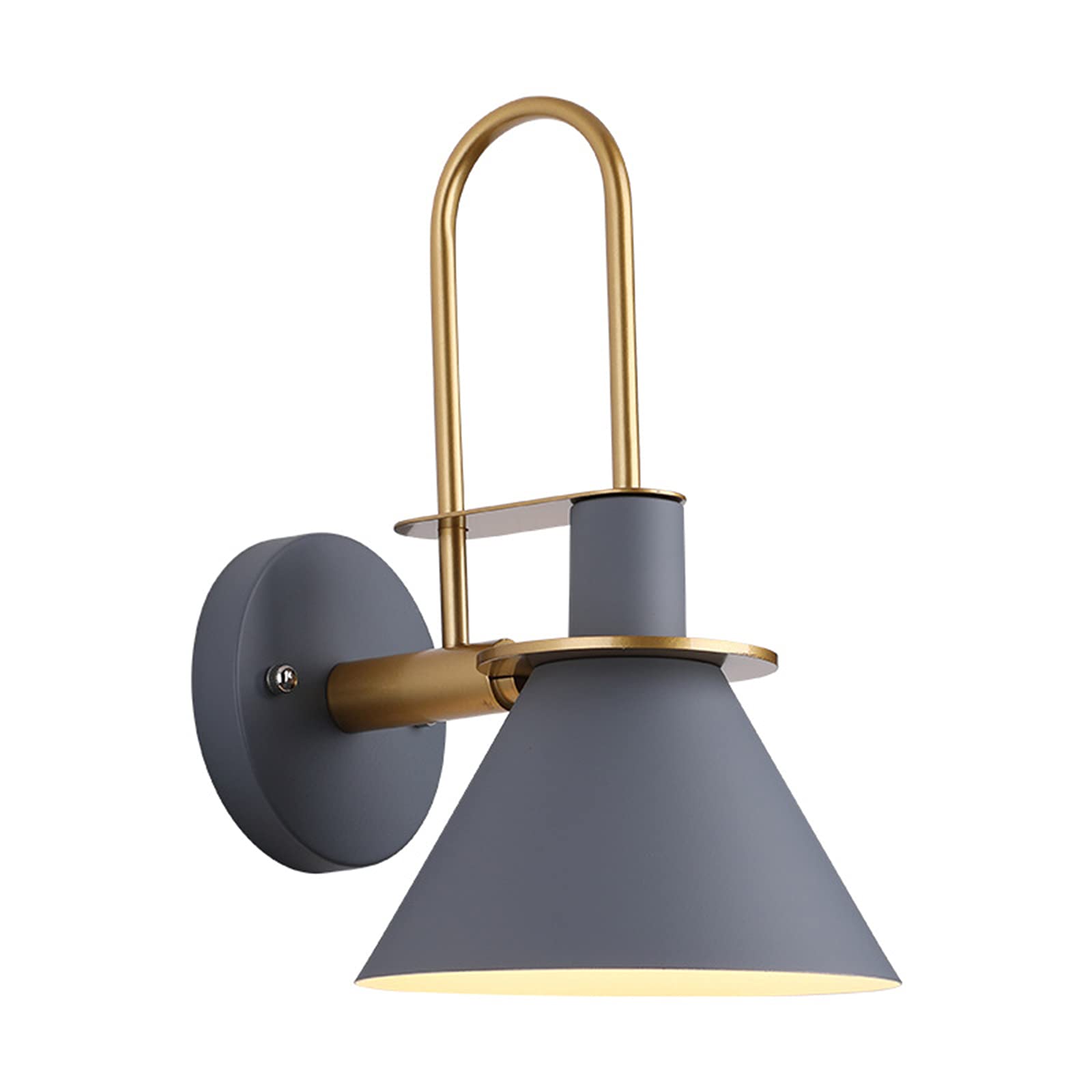 Applique murale lampes de personnalité nordique en finition grise premium
