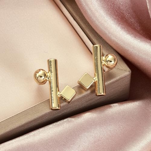 Image of SALTY Anti Tarnish Heart of Rouge Studs Earrings Set for Women | Stylish Fashion Jewellery | Accessories for Girls | Minimal Jewelry | Ideal for Gifting | Gift for Diwali, Christmas, Marriage, Birthday