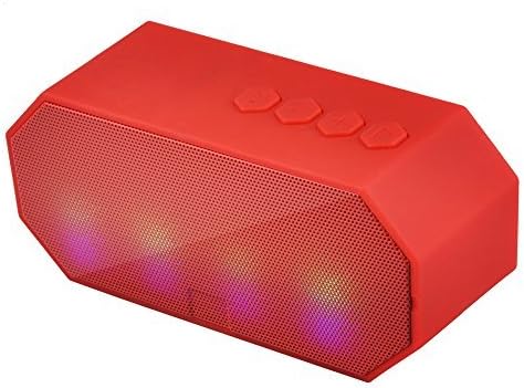 eCandy Bluetooth Wireless Speaker with Built-in Mic (Red)