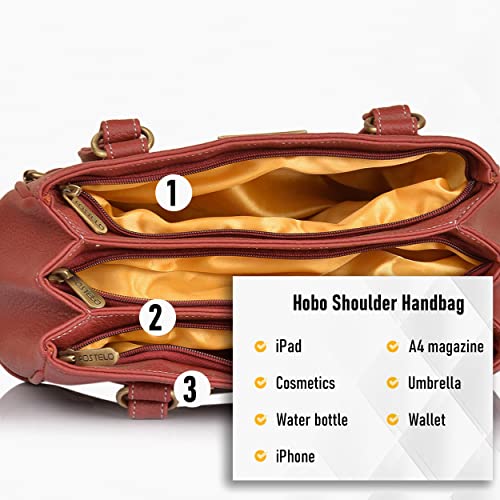 Image of Fostelo Women's Nightingale Satchel Tote Handbag for Women | Ladies Purse | Stylish Shoulder Bag | Gift For Women