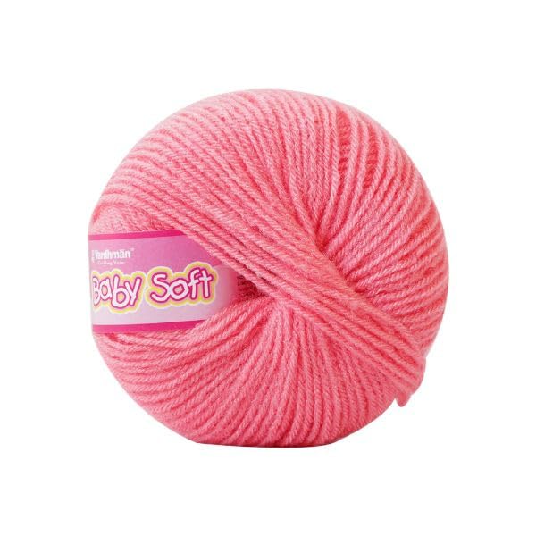 Image of Vardhman BabySoft Knitting Yarn | 100% Acrylic Wool | 4 Ply | Thin Knitting & Crocheting Hook Thread & Lightweight | Special Baby Wool | 150 Grams (6 Balls of 25g) | Machine Washable | Ideal for Blankets, Hats, Booties Ultra-Soft for Baby Sweaters, Blankets, Caps, Socks, Soft toys, Art & craft (Sachet Pink 10 + Off White 11 + Black 21)