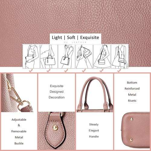 Image of CHICAROUSAL Purses and Handbags for Women Leather Crossbody Bags Women's Tote Shoulder Bag
