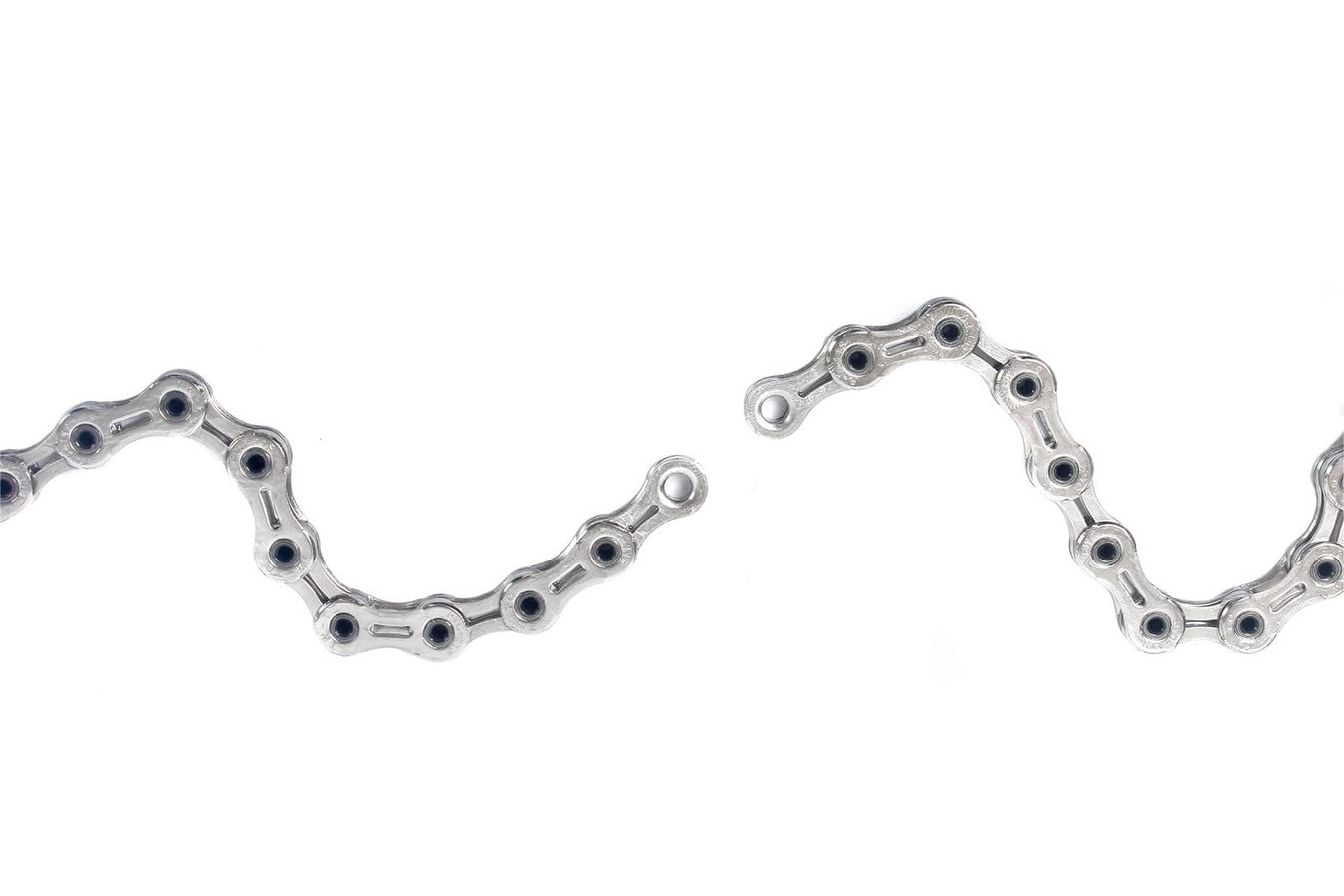 PYC Cadenas de bicicleta de 11 velocidades con pasador hueco ultraligero 116 enlaces para carretera montaña ciclocross grava, etc. uso