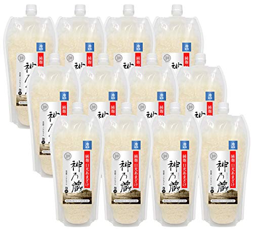 【冷やし専用】 日光あまざけ『神乃蔵』 1100g (麹100%の甘酒|独自製法・ノンアルコール・ストレート) 12本まとめ