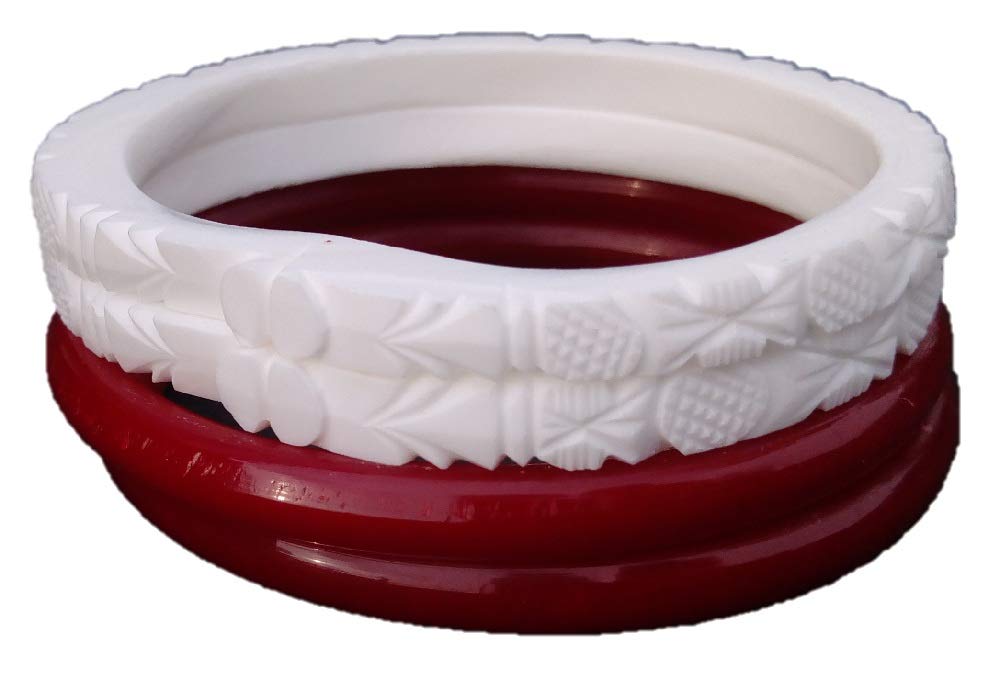 See full amazon price history chart for PK Sons Nagar Design White shakha Pola Bangles for Women (2.8) PK Sons Nagar Design White shakha Pola Bangles for Women (2.8) (B0D9SQ5PLS) Amazon Price History, Amazon Price Tracker