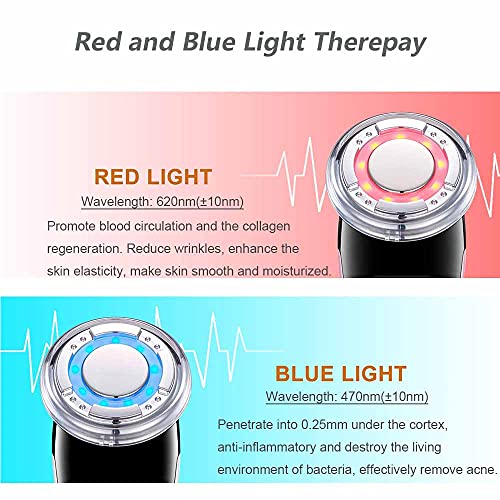 Gesichtsmassagegerät MiSMON Multifunktionales mit LED-Technologie