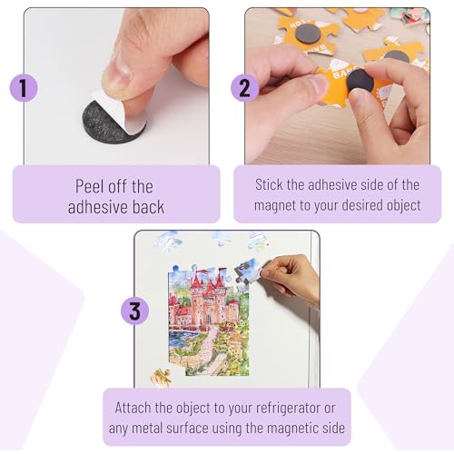 Image of Mr. Pen- Self Adhesive Magnet Dots, 200 pcs, Flexible and Extra Thin | 0.8 inch Diameter x 0.37 inch Thickness, Magnetic Dots with Adhesive Backing, Perfect for Crafts, DIY Projects & Decorative Magnet