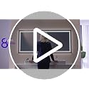 LOAAO 48"X32" LED Bathroom Mirror with Lights, Anti-Fog, Dimmable, RGB Backlit + Front Lighted, Bathroom Vanity Mirror for Wall, Memory Function