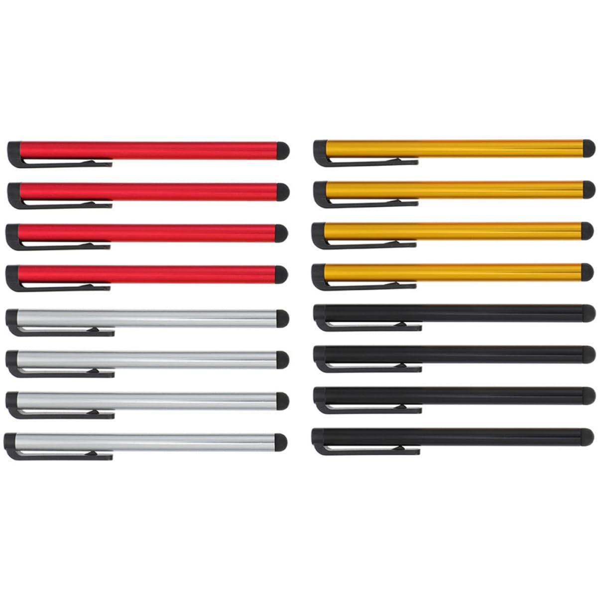MAGICLULU 80 Piezas Pantalla Táctil Stylus Pluma Capacitiva Lápiz Óptico Lápiz De Pantalla Táctil Universal Lápiz De Precisión para Tabletas Bolígrafos Teléfono Metal Aleación De Aluminio