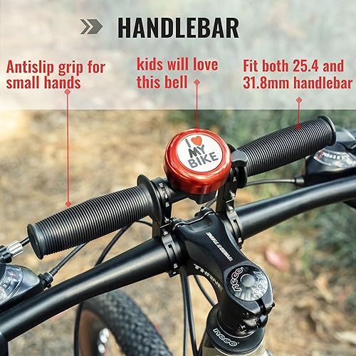 Thuryal Kids Bike Seat, Bicycle Front Mounted Child Bike Seat Upgrade Kids Bike Seat for Adult Mountain Bike with Child Seat Mount, Bike seat for Kid Handlebars, Bell, Kneepad, Riding Hat