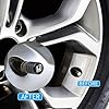 4pcs Tire Valve Stem Caps, Compatible with Honda Series Stem Cap Universal Car Air Cover Car Accessories for Cars, SUV, Truck, Motorcycles （Black） #3