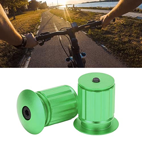 SPYMINNPOO Bike Handlebar Plug Handlebar Caps Aluminum Handlebar End Caps for Most Road Mountain Bike MTB Fixie(green) Sportinggoods Bicycles And Spare Parts Sportinggoods Bicycles And Spare Parts - Image 4