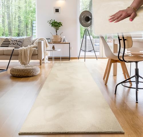 Paco Home Waschbarer Teppich Wohnzimmer Schlafzimmer Kurzflor rutschfest Flauschig Weich Moderne...