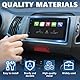 TYSM-CC Doppel-DIN Einbaurahmen aus Metall – Montagerahmen mit Anti-Rutsch-Design für Autoradio, DVD, GPS & CarPlay – Präzisionsgefertigter Einbausatz mit Kabelmanagement und Vibrationsschutz