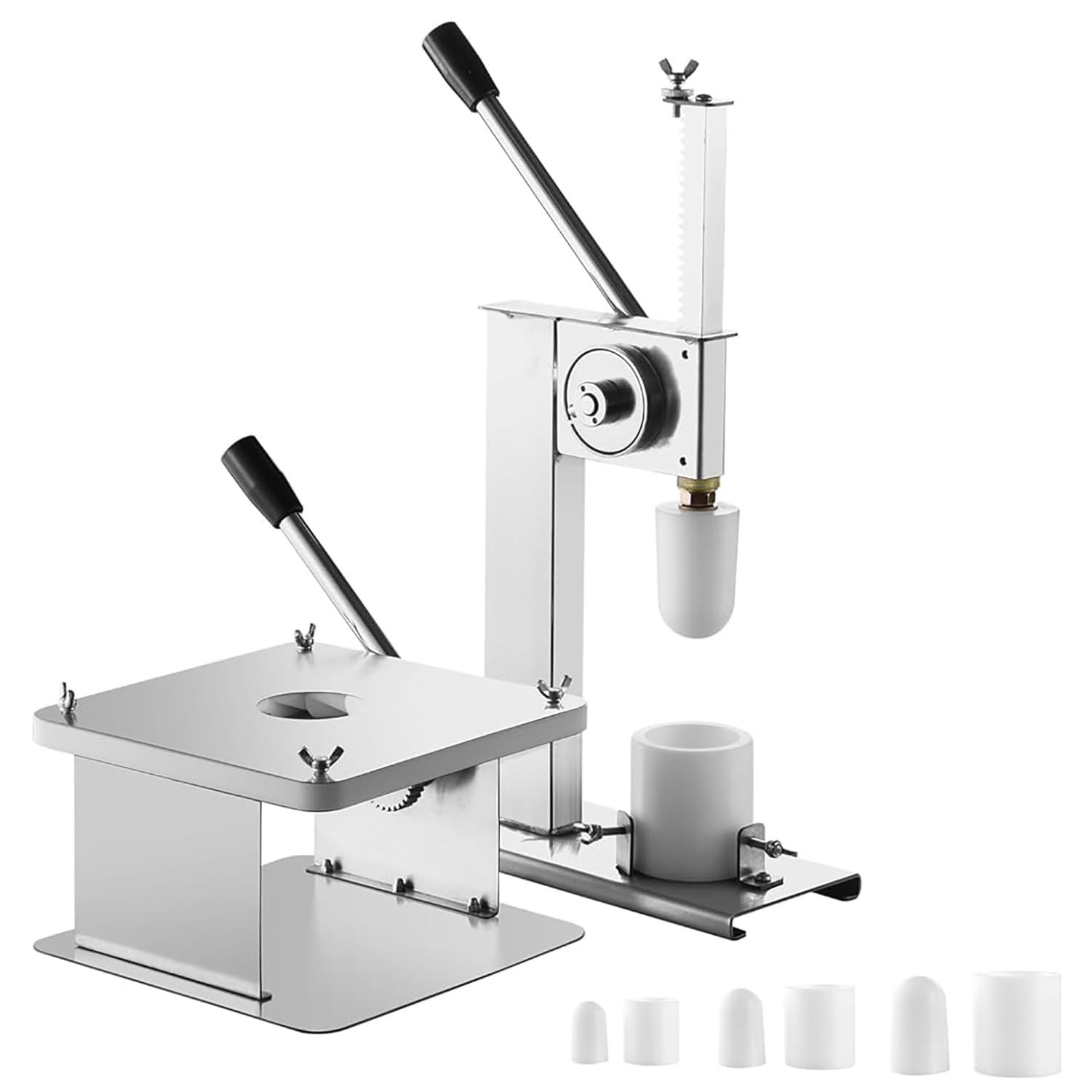 Brötchenherstellungsmaschine, halbautomatische Edelstahl-Formform für gedämpfte gefüllte Brötchen, inklusive 3 Formen, ideal für den privaten und gewerblichen Gebrauch