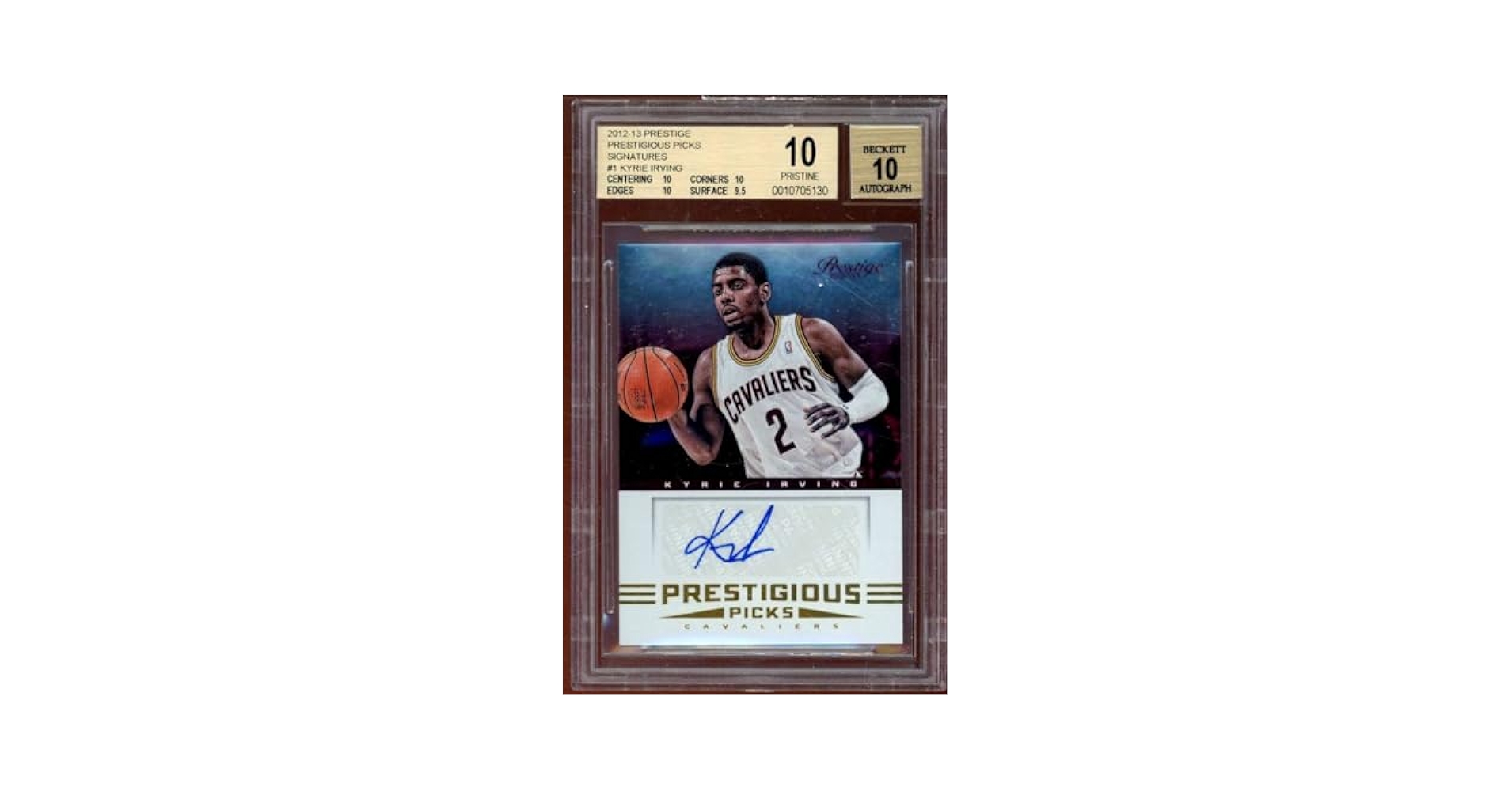 Amazon.com: Kyrie Irving Rookie Card 2012-13 Prestige PP