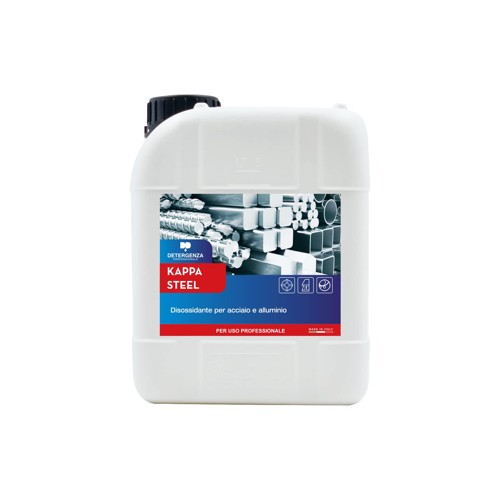 DISOSSIDANTE PER ACCIAIO E ALLUMINIO KAPPA STEEL CONCENTRATO - pz. 1 da 5 L