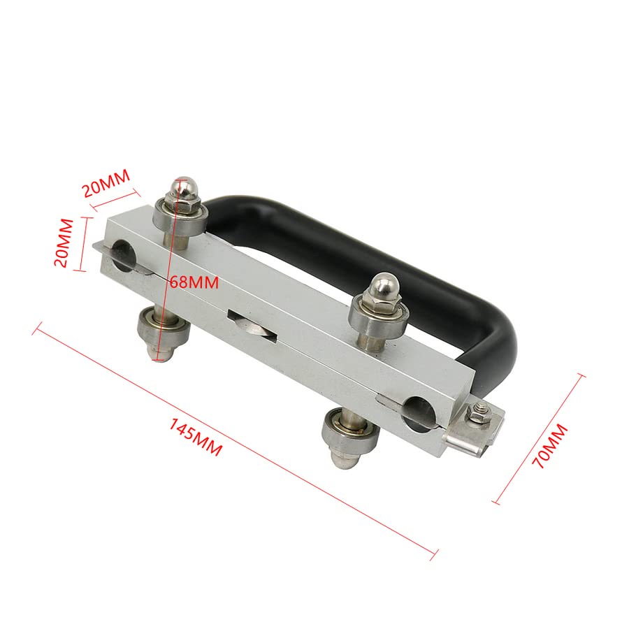 Manuelles PVC-Nutwerkzeug-Set – 3 Mm Nutbreite, 0–5 Mm Tiefe, U-Form, Edelstahlklinge, Inkl. 30 Klingen, Für Sport- Und Linoleumböden