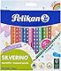 Pelikan Buntstifte-Set Silverino 12-teilig, dreieckig für Kinder und Erwachsene, 12 Farben