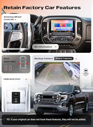 Dasaita Android 13 Car Stereo for 2014-2019 Chevy Silverado GMC Sierra - image 3