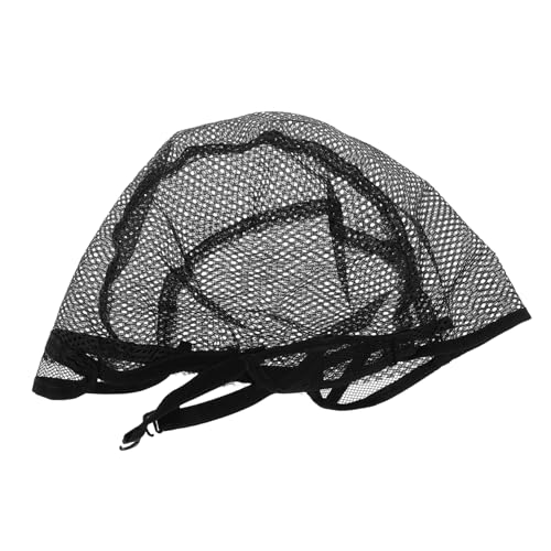 VICASKY 2PC Adjustable Black Mesh Wig Caps for Hair Weaving Stretchy and Durable Fix Wig Hair Net for Easy Use and Cleaning