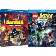 The Beginning Of This DC Lego Collection Lego Batman DC Heroes Unite Blu-Ray + Lego Batman Family Matters Blu-Ray/ DVD/ HD Digital 2 Movie Bundle