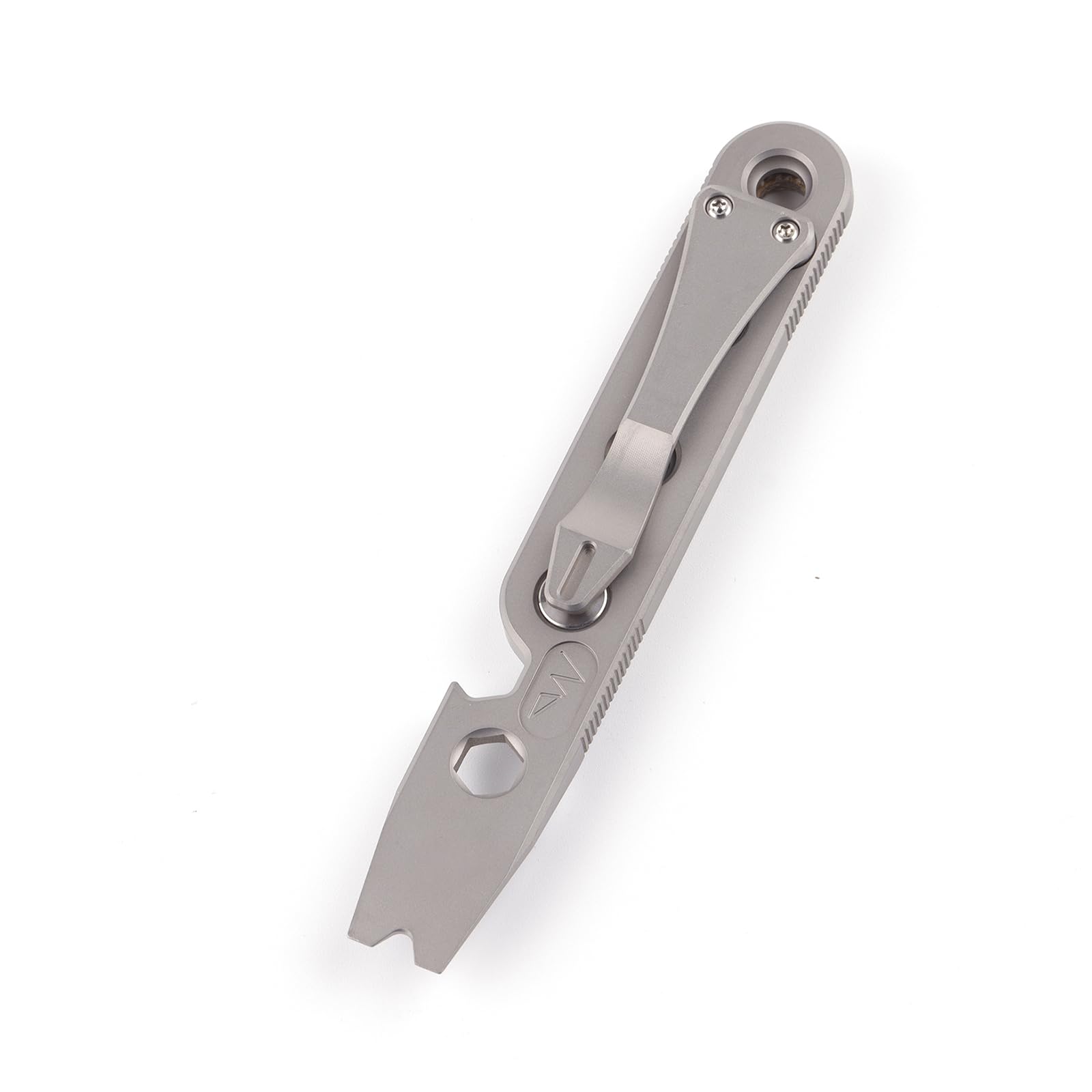 Hamans Brecheisen Multi-Tool Titan mit Taschenclip, Multifunktions-Flaschenöffner, Schraubenschlüssel, Nagelabzieher, 12 cm