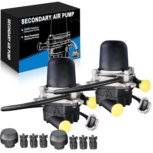 SZKAIDAG Secondary Air Injection Pump Fits For:-Toyota Tundra 2007-2013 Sequoia 2008-2012 Land Cruiser 2008-2013; For:-Lexus LX570 2008-2013 4.0L 4.6L 4.7L 5.7L 2PCS OE#17610-0S010 10200231AA