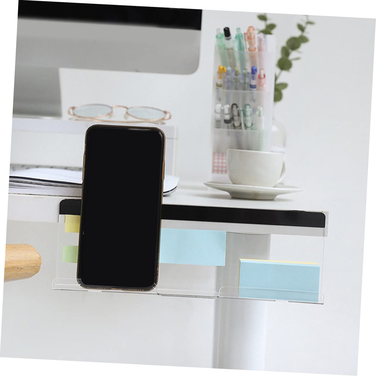 SHINEOFI Tableau D'Affichage Sans Cadre A4 Rose Gold - Mémo Bureau Avec Pinces Et Punaises