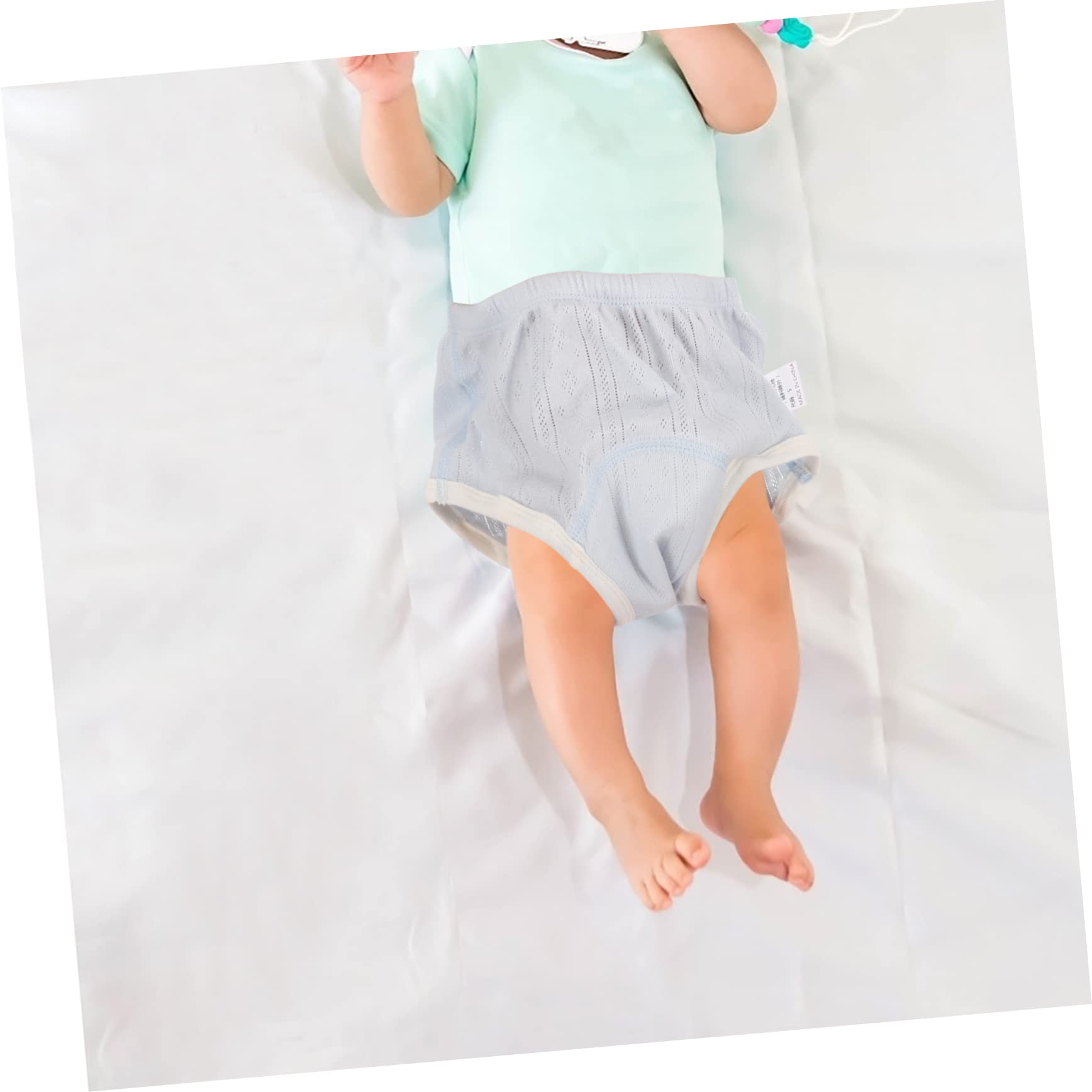 Toyvian Infant Training Pants Cotton Padded Baby Diaper Pants Waterproof Breathable for Boys Girls Newborn to Toddler Easy Clean