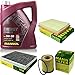 Produktbild QR-PARTS 69107239 Filter Set Inspektionspaket 5 Liter MANNOL Motoröl Energy Combi LL 5W-30 API SN/CF MANN-FILTER Luftfilter Innenraumfilter Ölfilter