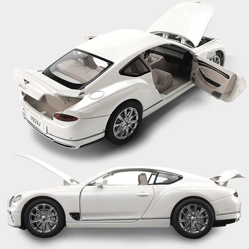 Image of 1:24 Scale Big Bentley Continental GT Toy Car | Metal Pullback Diecast Car for Kids with Openable Doors, Sound, Light Effects Toy for Car Enthusiasts (Color As Per Available),multicolor