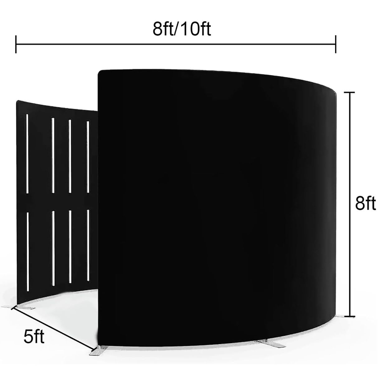 360 Photo Booth Background, 360 Degree Video Camera Booth - RGB LED Lights Vogu Booth, Enclosure FR-EE Customize Logo, for Wedding Parties Live Event